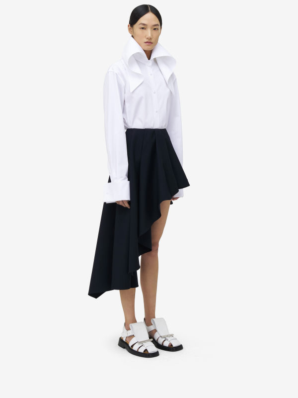 ALEXANDER MCQUEEN - Asymmetric Skirt - Item 830135QJADK4100